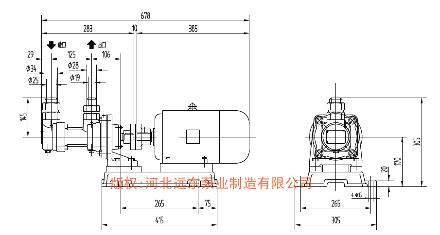 三螺(luó)杆泵安裝尺寸(cùn)圖